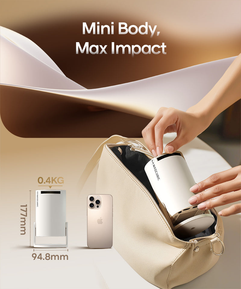 LumaCast 4K Portable Projector – Smart Home Theater